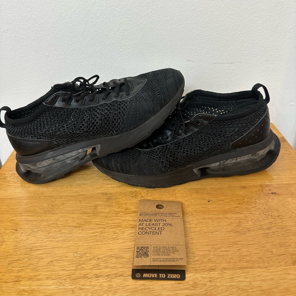 Nike Air Max Flyknit Racer Running Shoes Black FD2764-001 Men’s Sz 7